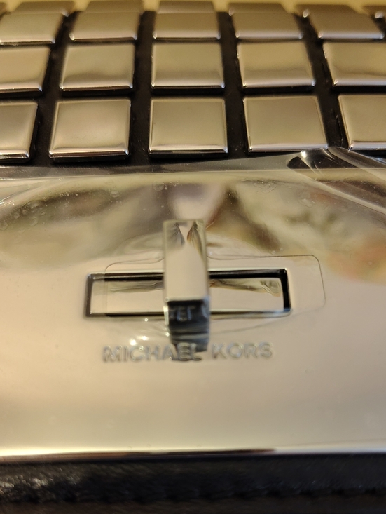 NWT MK MICHAEL KORS NATALIA TILE CLUTCH - Picture 8 of 8